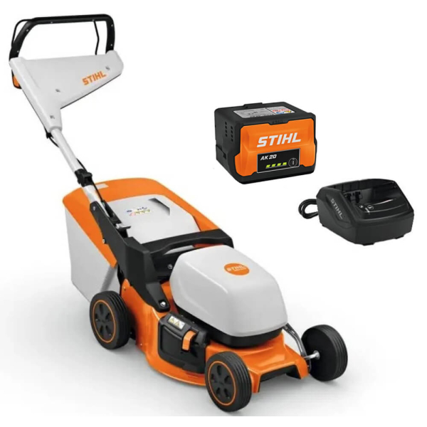 Акумуляторна несамохідна газонокосарка STIHL RMA 243.3 Set, з акб AK 20 4 Ah і з/п AL 101
