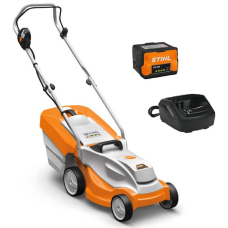 Аккумуляторная несамоходная газонокосилка STIHL RMA 235.1 Set, с акб AK 20 4 Ah и з/у AL 101